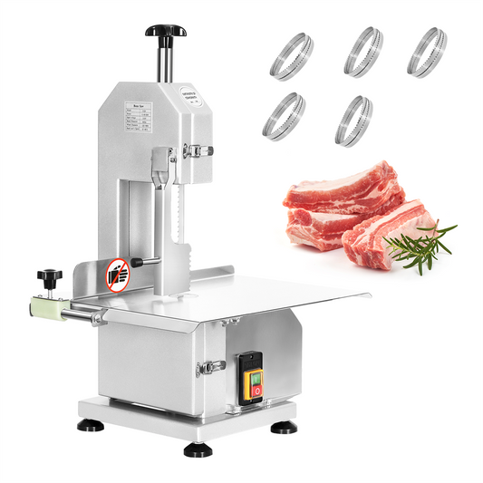 750W Electric Bone Saw Machine Commercial Frozen Meat Countertop Bone Cutter