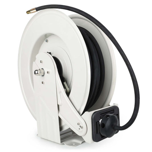 Industrial Premium Retractable 1/4'' x 50 ft 5800PSI Spring Driven Oil Hose Reel